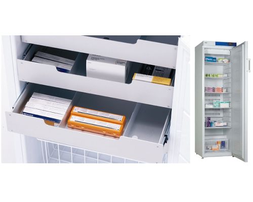 Lec Pharmacy Refrigerators PE907DP with 8 drawers